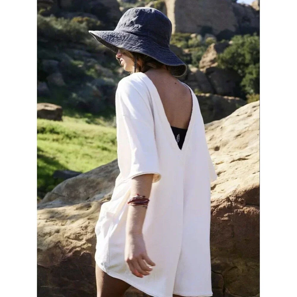 Free People Movement Hot Shot Tee Romper Size S